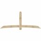 Ekena Millwork Bellingham Rough Sawn Timber Gable Bracket, Douglas Fir, 108"W x 45"H x 2"D x 6"F, 10/12 Pitch GBW108X45X0206BEL00RDF - alternate 1